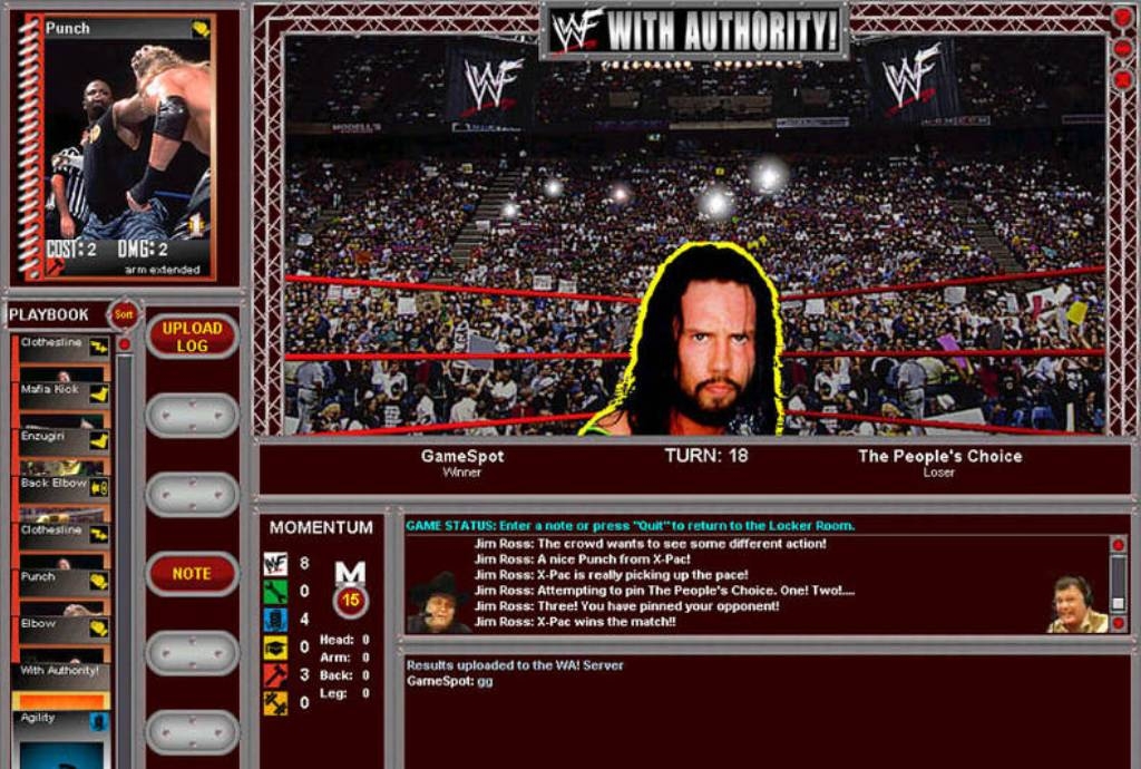Скриншот из игры WWF With Authority! под номером 13