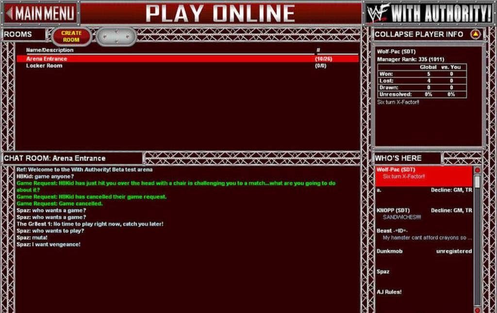 Скриншот из игры WWF With Authority! под номером 17