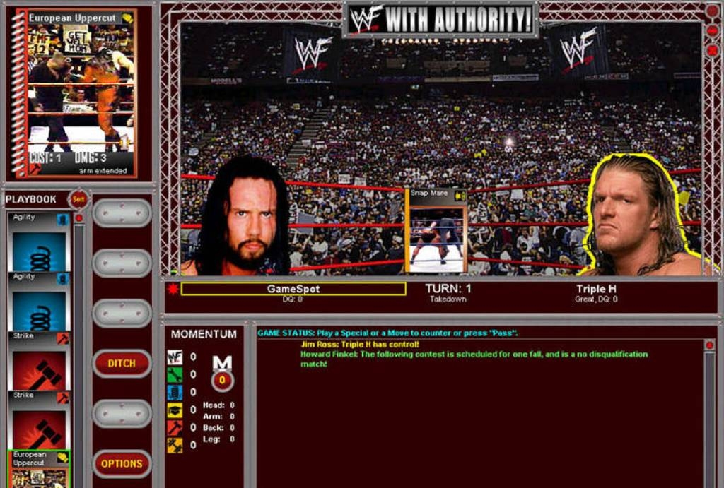 Скриншот из игры WWF With Authority! под номером 2