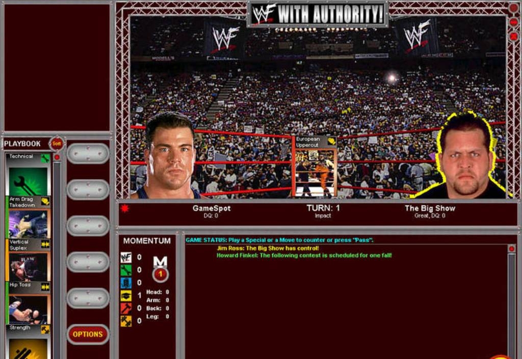 Скриншот из игры WWF With Authority! под номером 4
