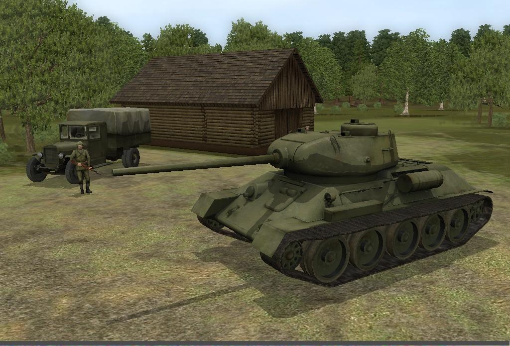 Скриншот из игры WWII Battle Tanks: T-34 vs. Tiger под номером 12