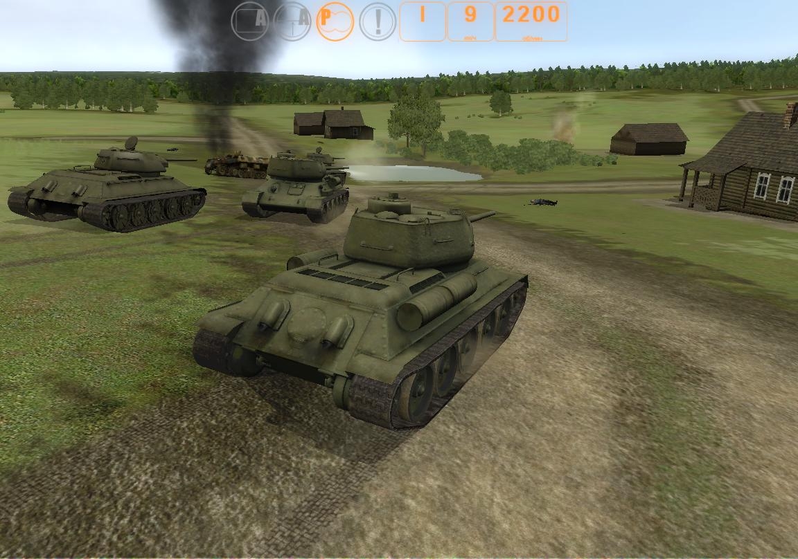 Скриншот из игры WWII Battle Tanks: T-34 vs. Tiger под номером 14