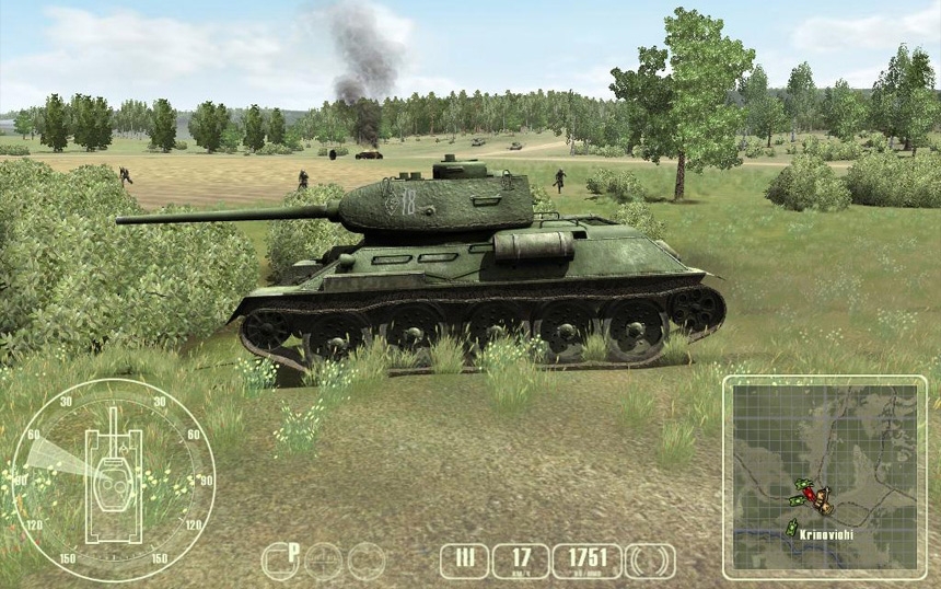 Скриншот из игры WWII Battle Tanks: T-34 vs. Tiger под номером 22