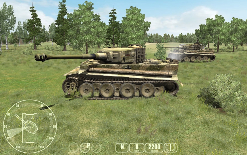 Скриншот из игры WWII Battle Tanks: T-34 vs. Tiger под номером 23