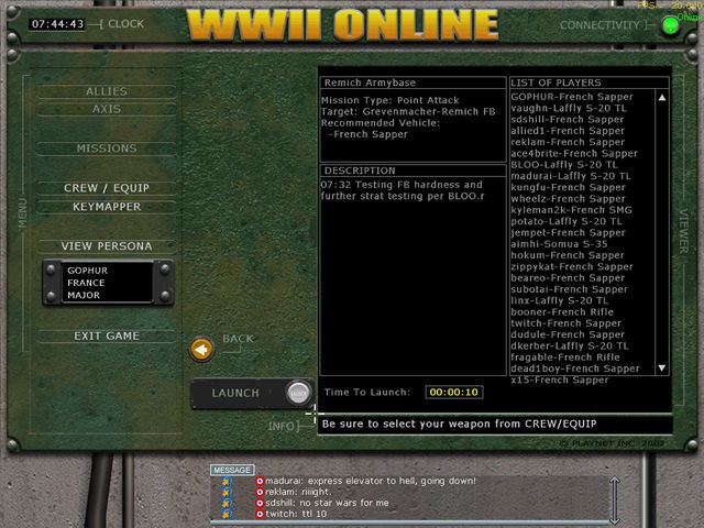 Скриншот из игры WWII Online под номером 6