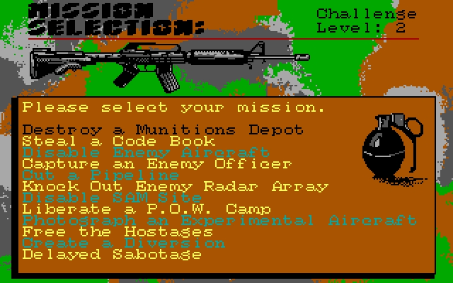 Скриншот из игры Airborne Ranger под номером 5