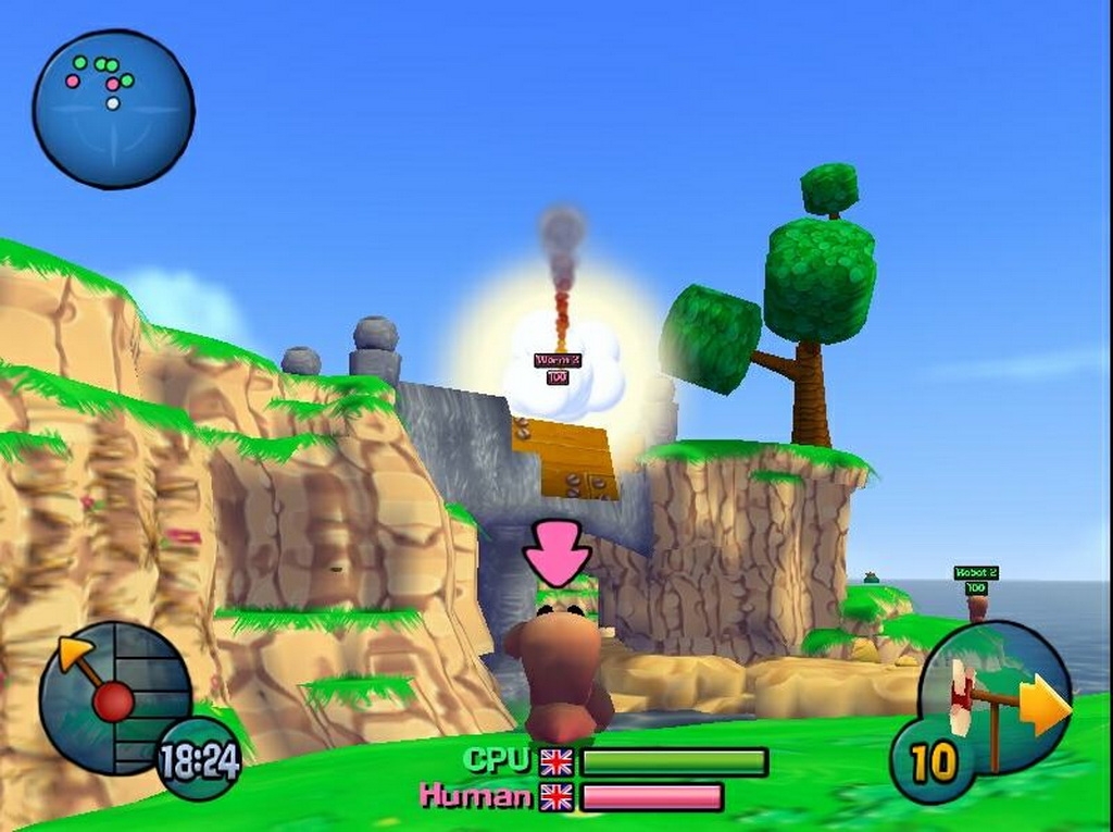 Скриншот из игры Worms 3D под номером 15