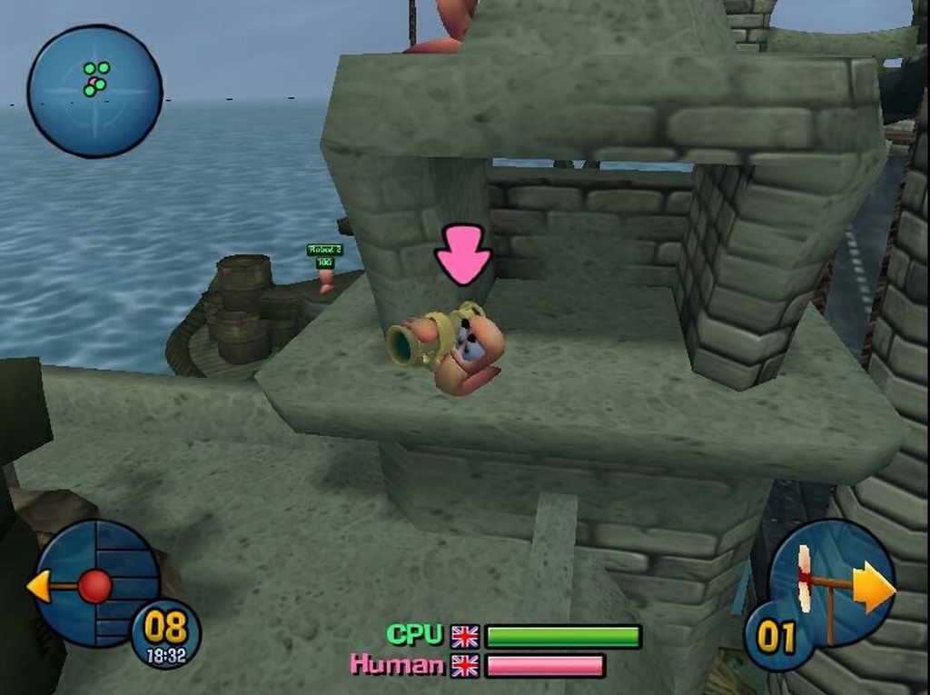 Скриншот из игры Worms 3D под номером 17
