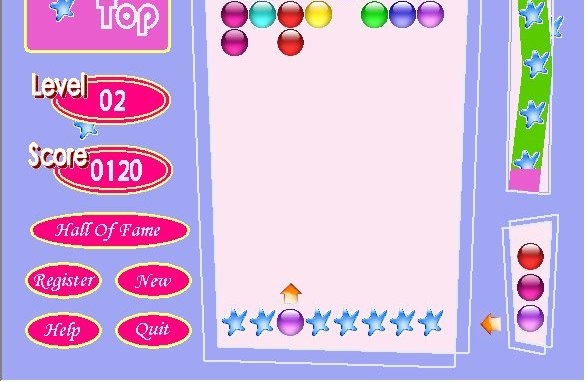Скриншот из игры BubbleTop под номером 1