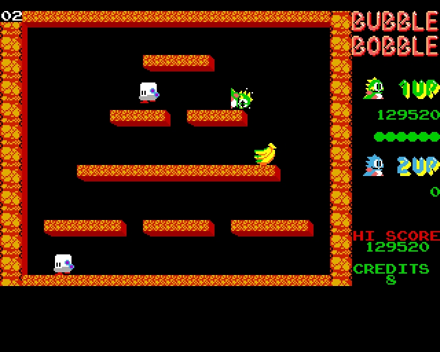 Скриншот из игры Bubble Bobble под номером 25