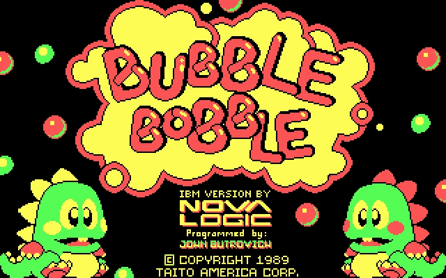 Скриншот из игры Bubble Bobble под номером 48