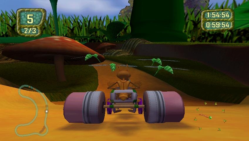 Скриншот из игры Antz Extreme Racing под номером 3