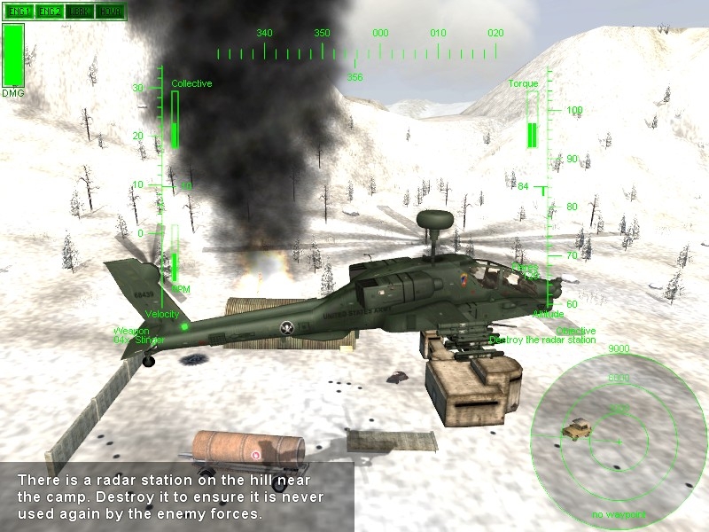 Скриншот из игры Apache Longbow Assault под номером 15