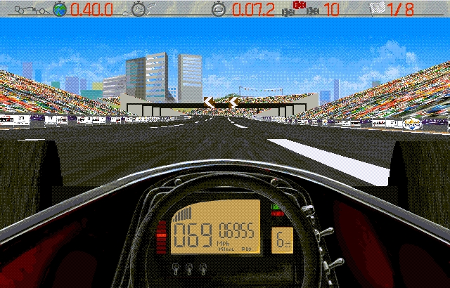 Скриншот из игры Al Unser, Jr. Arcade Racing под номером 16