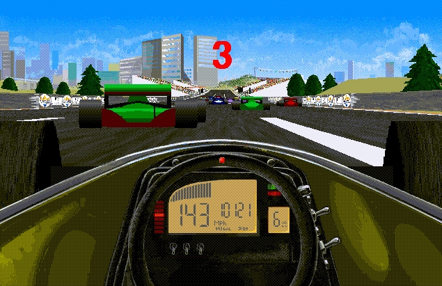 Скриншот из игры Al Unser, Jr. Arcade Racing под номером 24