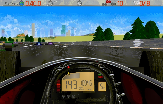 Скриншот из игры Al Unser, Jr. Arcade Racing под номером 25