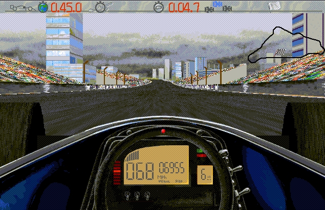 Скриншот из игры Al Unser, Jr. Arcade Racing под номером 26