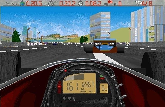 Скриншот из игры Al Unser, Jr. Arcade Racing под номером 4