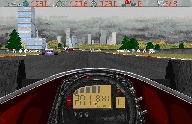 Скриншот из игры Al Unser, Jr. Arcade Racing под номером 7