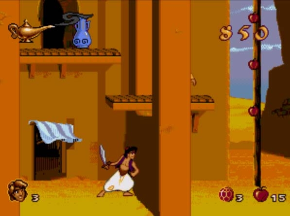 Скриншот из игры Aladdin под номером 6