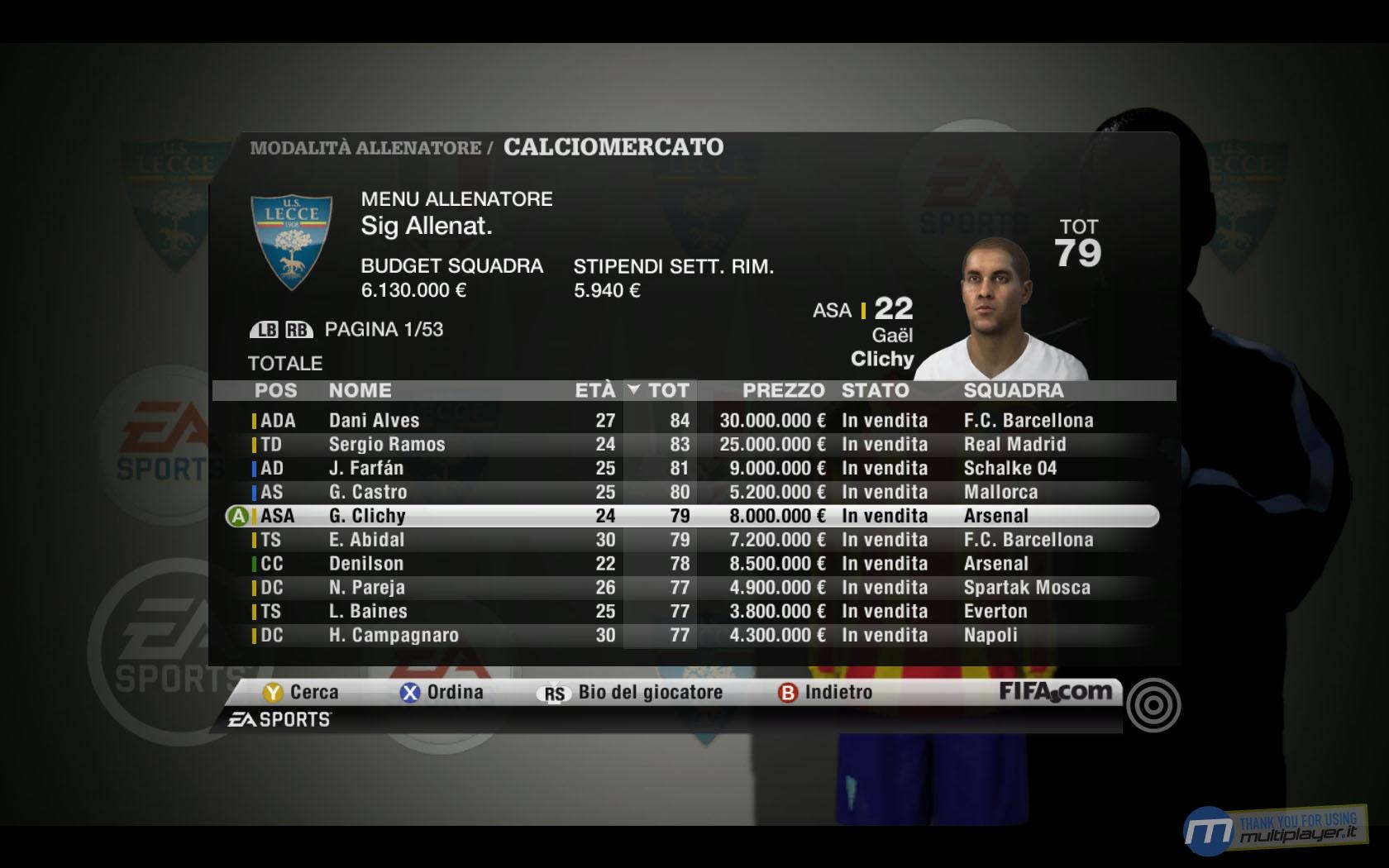 Скриншот из игры FIFA 11 под номером 3