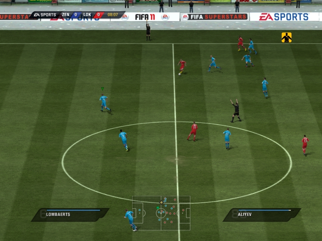 Скриншот из игры FIFA 11 под номером 85