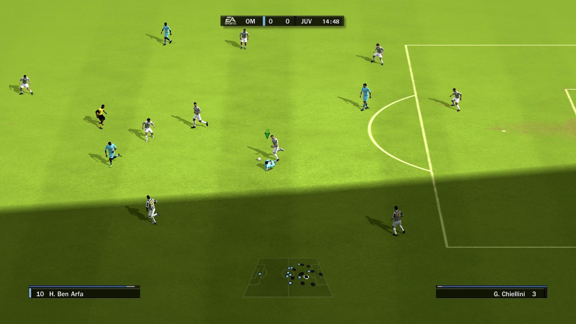 Скриншот из игры FIFA 10 под номером 98