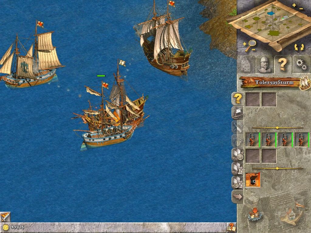 Скриншот из игры 1503 A.D. - Treasures, Monsters, and Pirates под номером 9