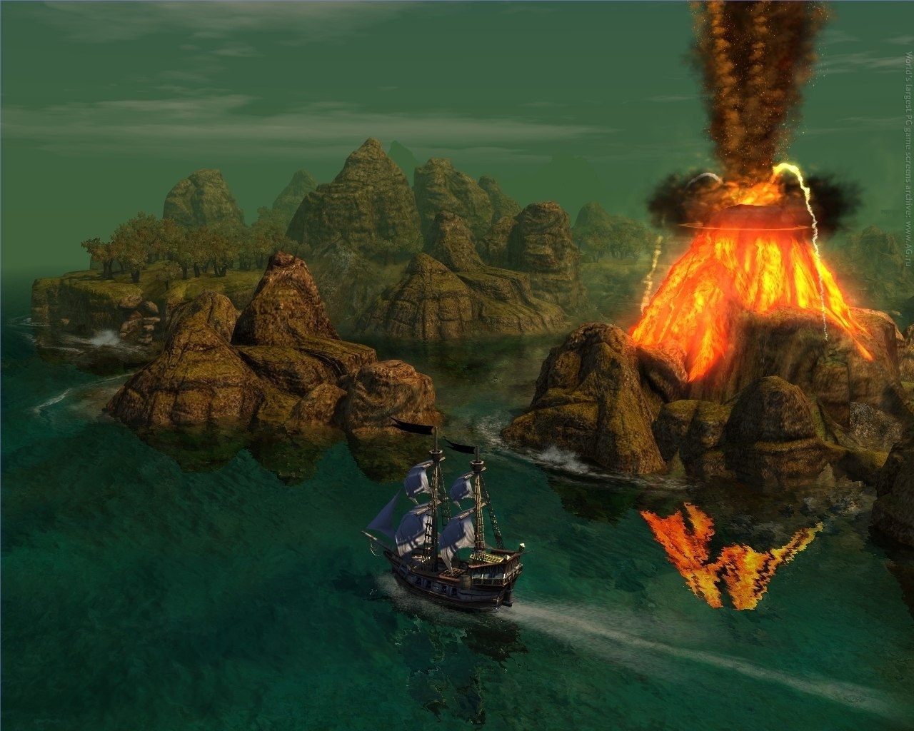 Скриншот из игры 1701 A.D.: The Sunken Dragon под номером 9