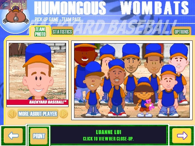 Скриншот из игры Backyard Baseball 2003 под номером 3