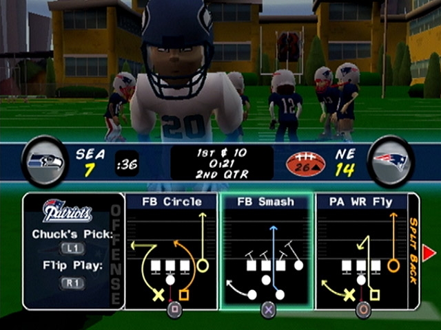 Скриншот из игры Backyard Football 2008 под номером 1