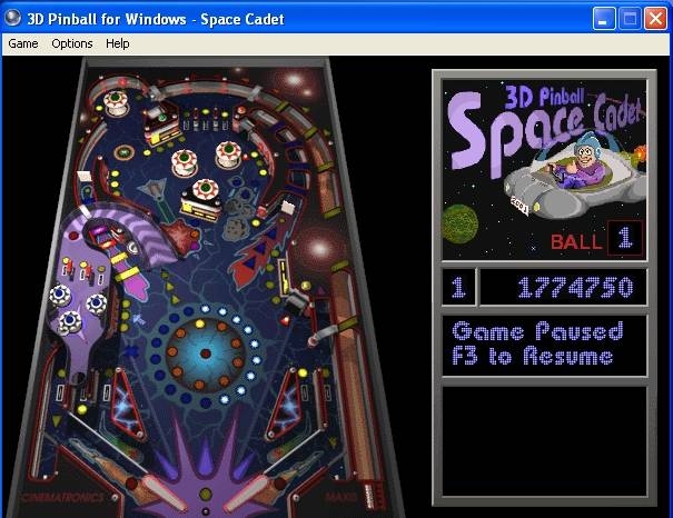 Скриншот из игры 3D Pinball: Space Cadet под номером 2