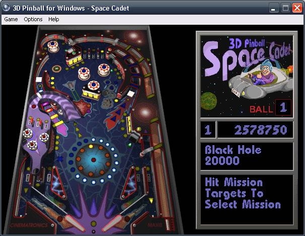 Скриншот из игры 3D Pinball: Space Cadet под номером 3