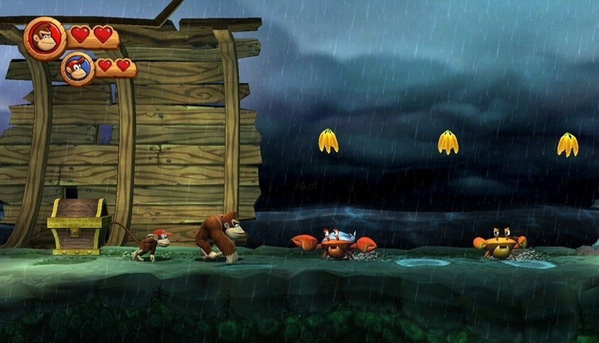 Скриншот из игры Donkey Kong Country Returns под номером 2
