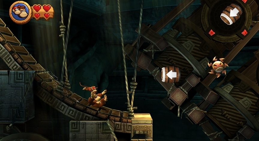Скриншот из игры Donkey Kong Country Returns под номером 5