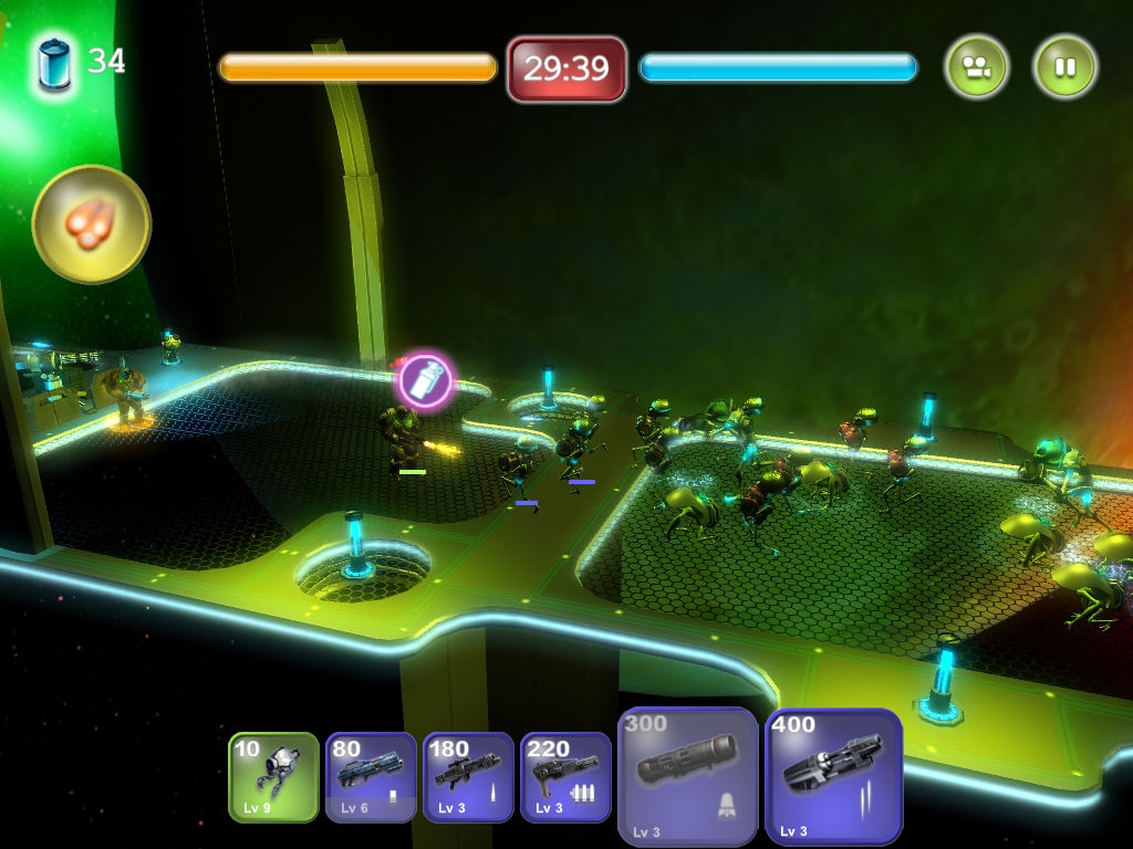Скриншот из игры Alien Hallway под номером 3