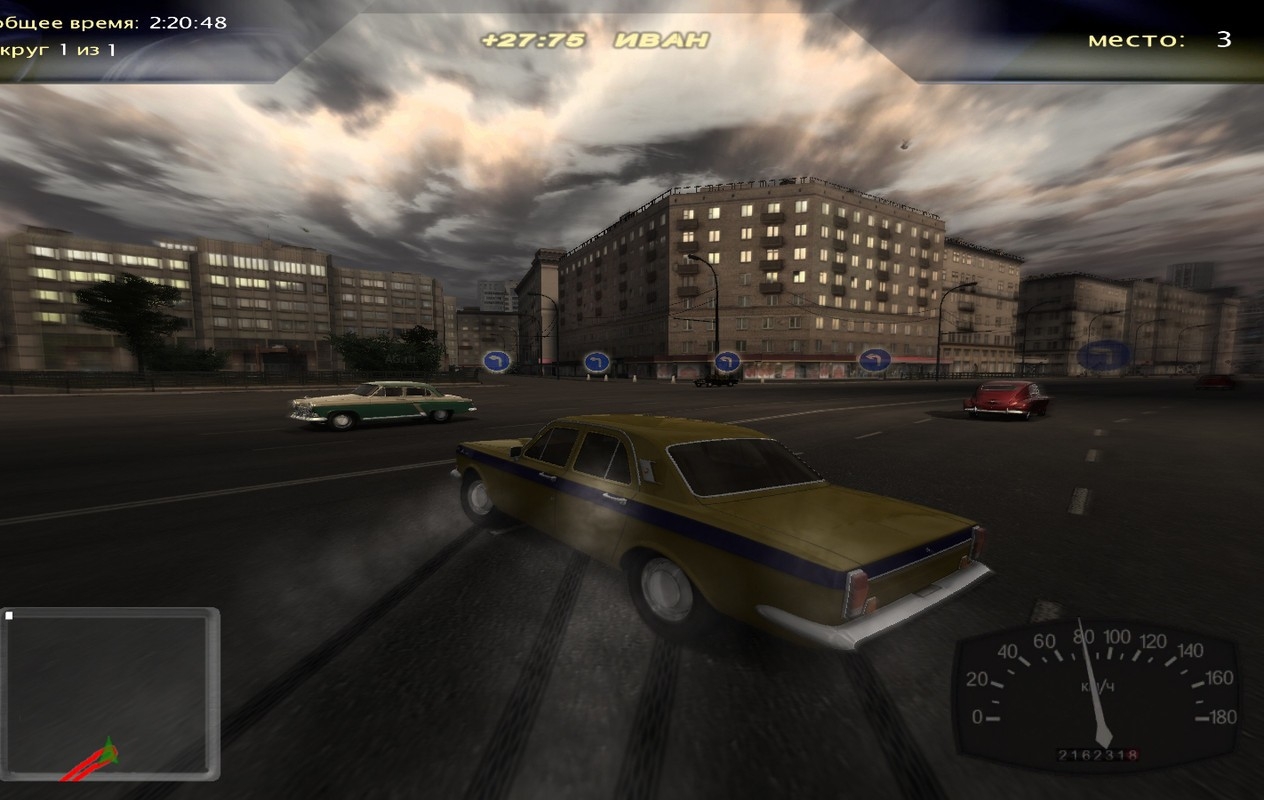 Скриншот из игры Moscow Racer: Автолегенды СССР под номером 3