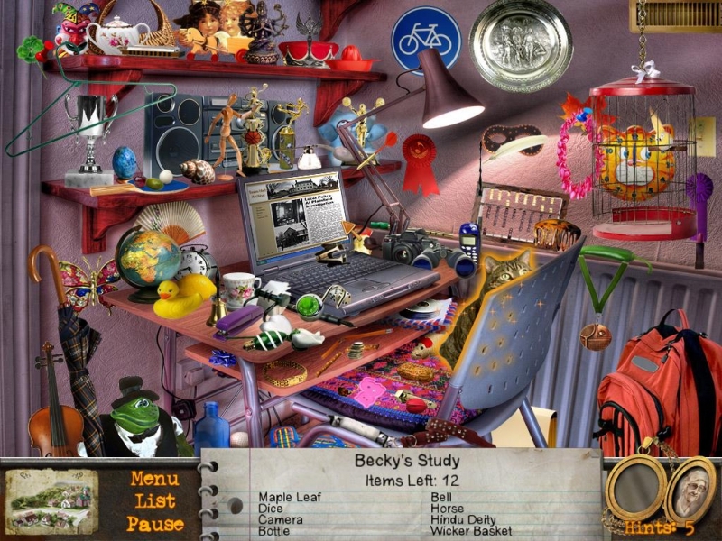 Скриншот из игры Becky Brogan: The Mystery of Meane Manor под номером 1