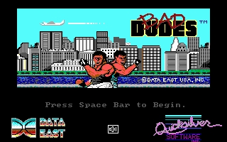 Скриншот из игры Bad Dudes под номером 1
