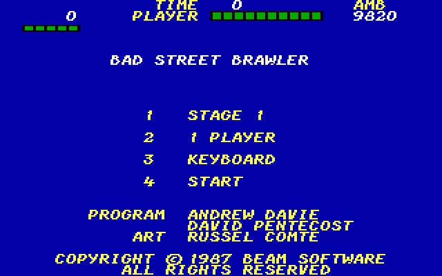 Скриншот из игры Bad Street Brawler под номером 2