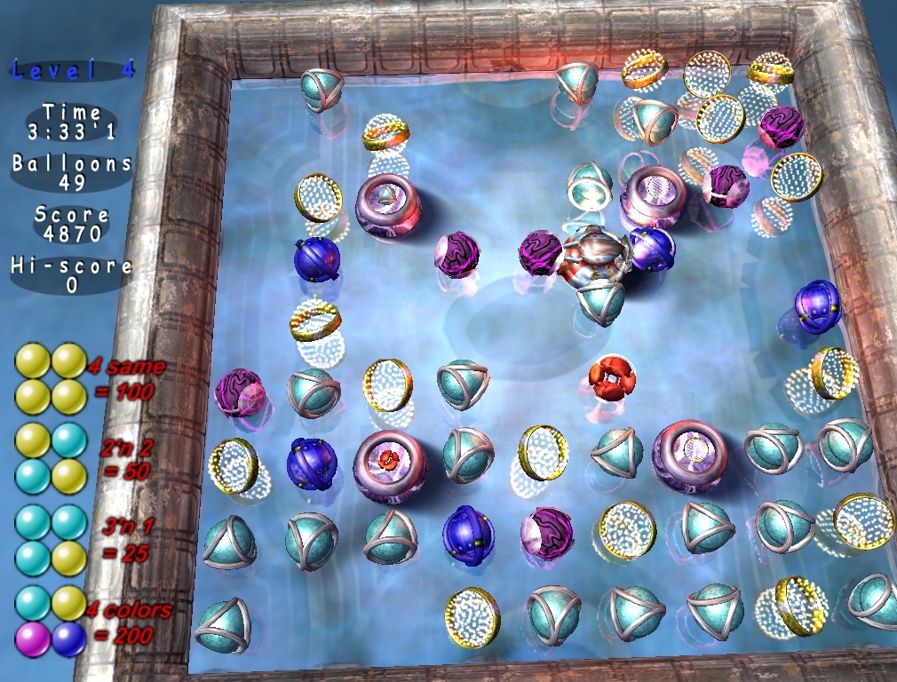 Скриншот из игры BALLOONrain под номером 4
