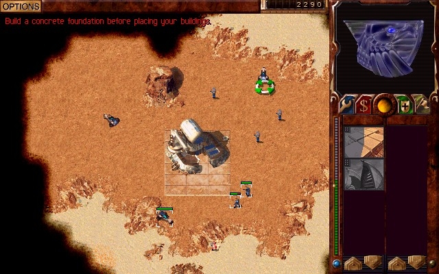 Скриншот из игры Dune 2000 под номером 24