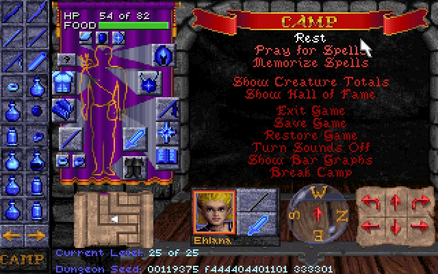 Скриншот из игры Dungeon Hack под номером 4