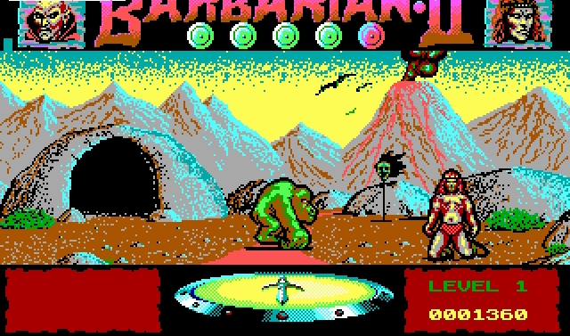 Скриншот из игры Barbarian 2: Dungeons of Drax под номером 1