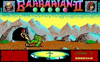 Скриншот из игры Barbarian 2: Dungeons of Drax под номером 5