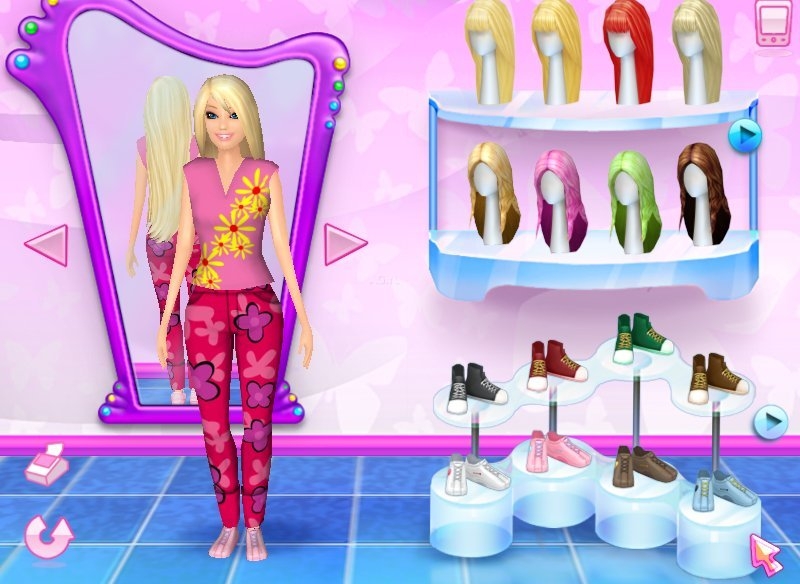 Скриншот из игры Barbie Fashion Show: An Eye for Style под номером 1