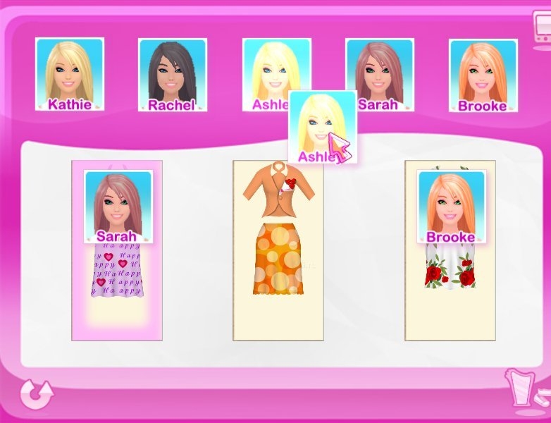 Скриншот из игры Barbie Fashion Show: An Eye for Style под номером 2