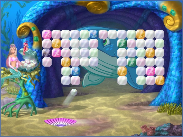 Скриншот из игры Barbie Mermaid Adventure под номером 3