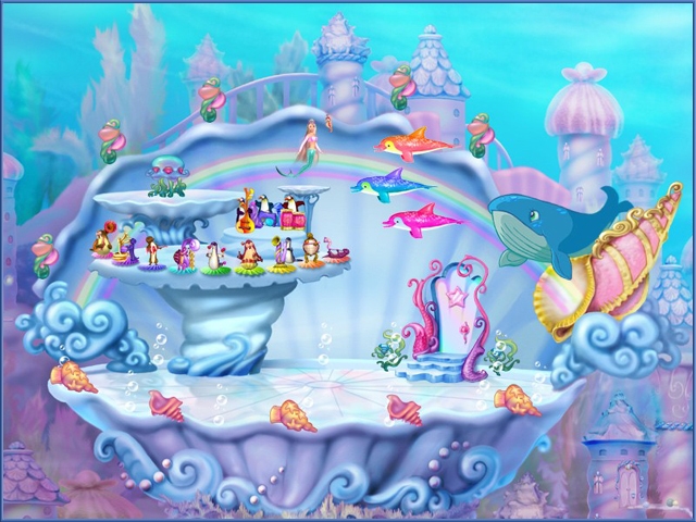 Скриншот из игры Barbie Mermaid Adventure под номером 4