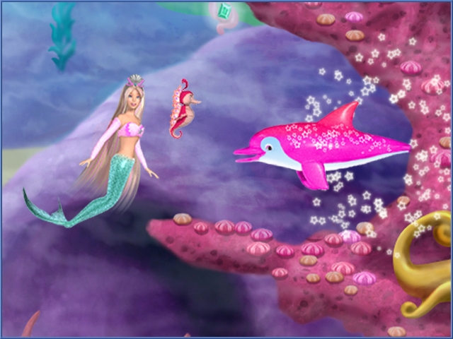 Скриншот из игры Barbie Mermaid Adventure под номером 5